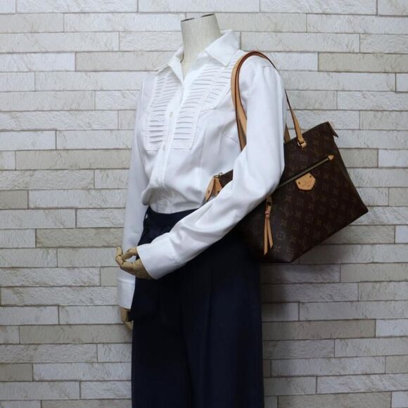 Louis Vuitton Tote Monogram Jena MM Monogram Canvas Brown - Picture 2 of 11